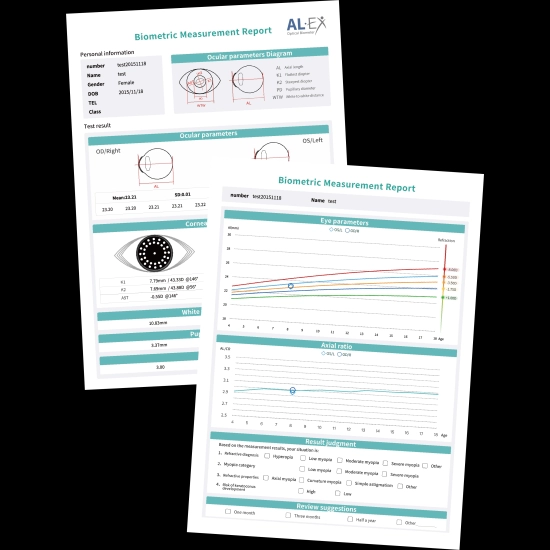 Biometro Ottico Visiontek Al-Ex