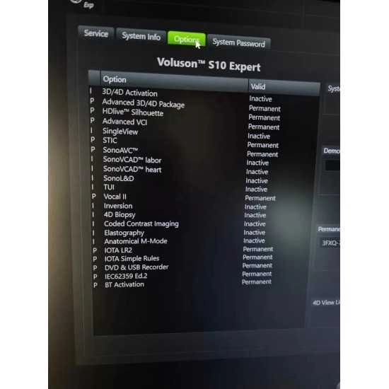 GE Voluson S10 Anno 2019