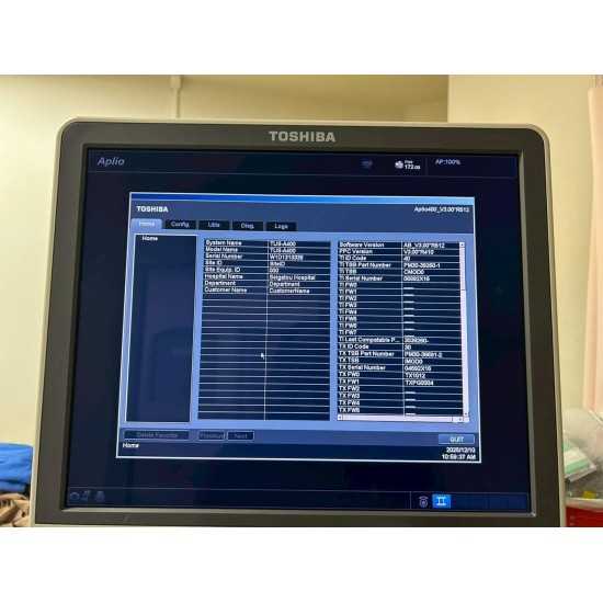 Ultrasuono Toshiba Aplio 400 Anno 2013