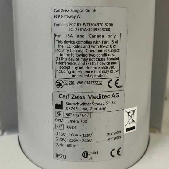 Microscopio Operatorio Zeiss Lumera 700